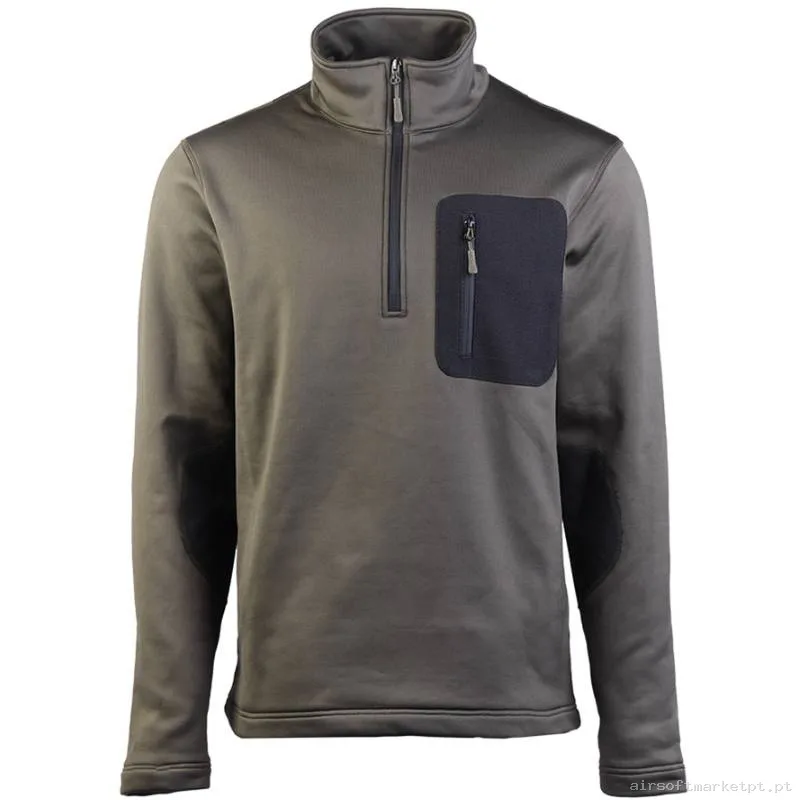 Sudadera Térmica Mil-Tec Fleece Zip verde od — Vestuário (Fardas) — Airsoft Market PT