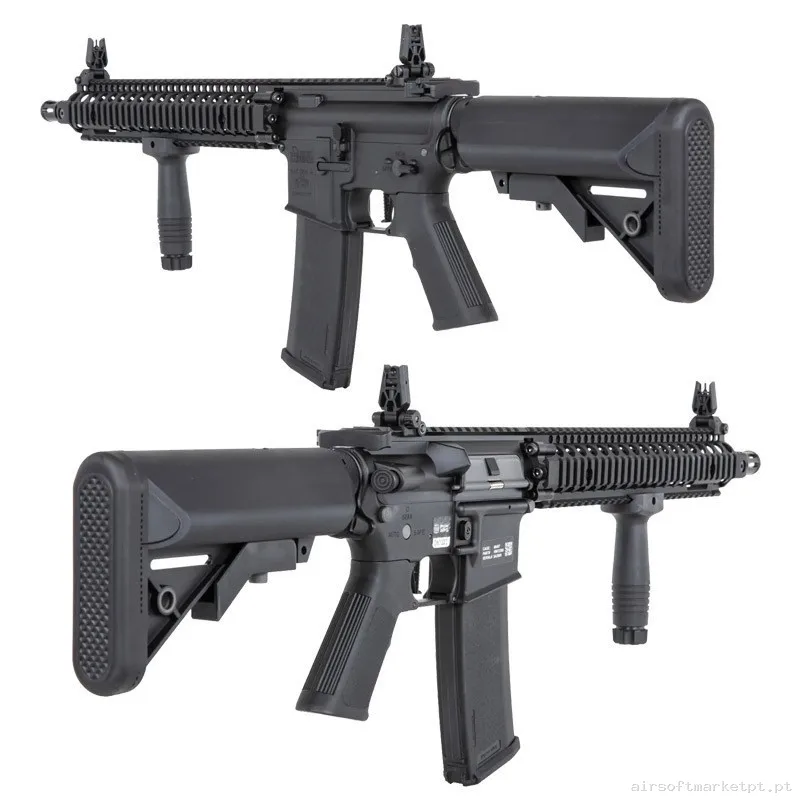 RÉPLICA AEG MK18 DANIEL DEFENSE SA-P26 PRIME ASTER II MOTOR BRUSHLESS SPECNA ARMS NEGRA — Rifles de Assalto (AR/M4/AK) — Airsoft Market PT (foto 3)