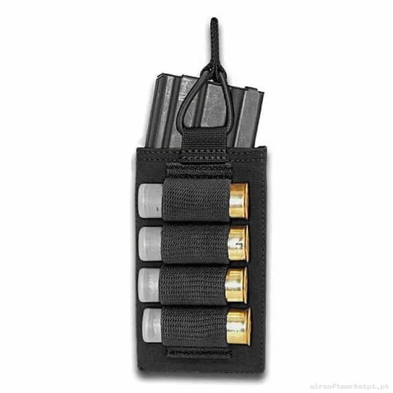 Pouch Magazine Pouch M4 Warrior Assault Open Top Shotgun Strip negro — Coletes & Rigs — Airsoft Market PT