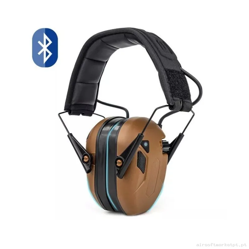 CASCOS EARMOR M300T-CB CON BLUETOOTH COYOTE — Rádios & Comunicação — Airsoft Market PT