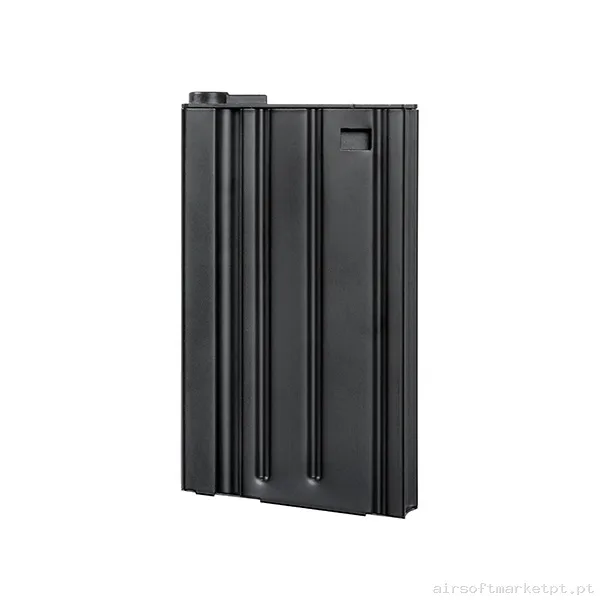 Magazine Réplica Midcap Sr25 Cyma Metálico 130 Bbs negro — Carregadores / Magazines — Airsoft Market PT