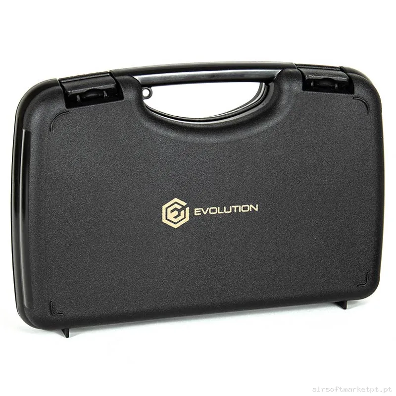 Maleta Rígida Porta Pistola Evolution Pistol Hard Case Ea0519pc 30.5 Cm preto — Sacos & Mochilas — Airsoft Market PT