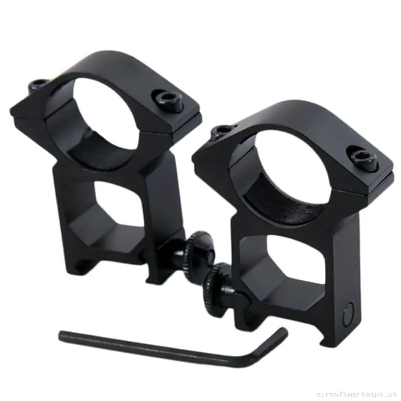 Externo Anilhas Altas 25mm Delta Tactics Rail Weaver 2u — Acessórios & Componentes — Airsoft Market PT