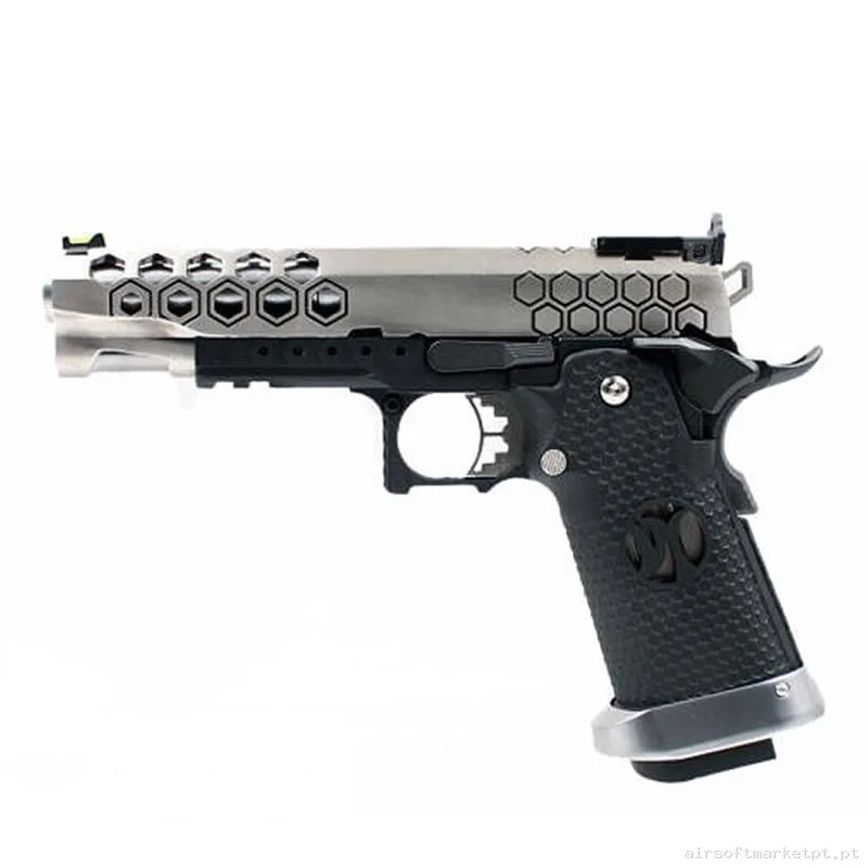 Pistola Hi-capa Armorer Works Hx2501 Plata GBB — Pistolas — Airsoft Market PT