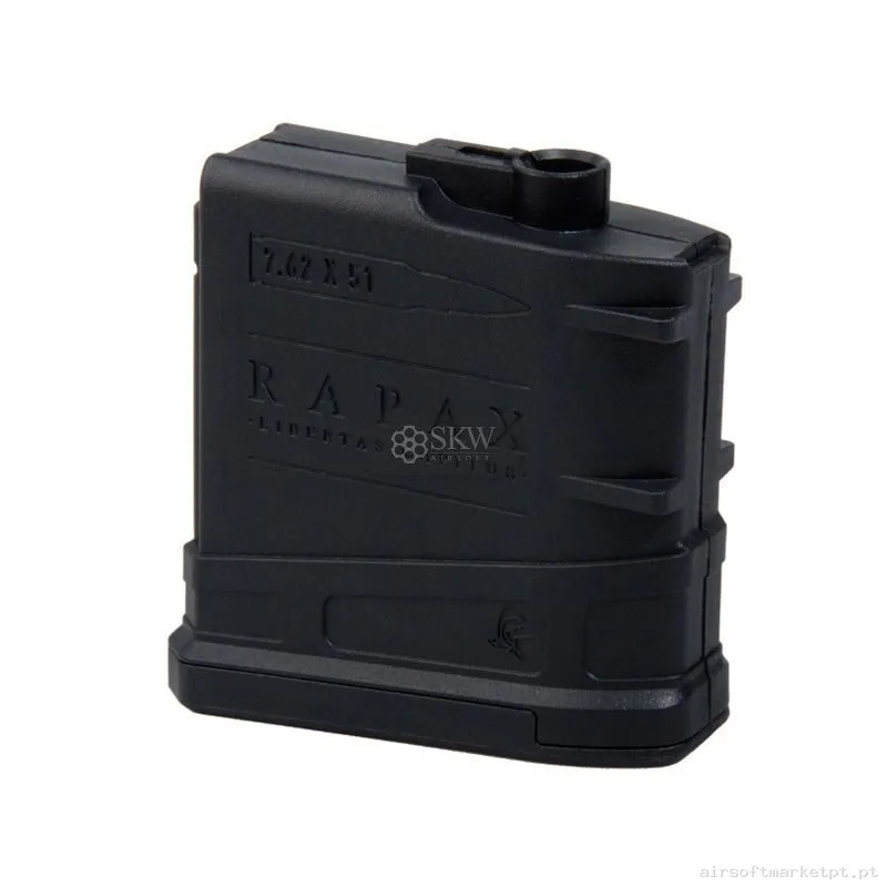 CARGADOR 50 BBS NEGRO RAPAX SECUTOR ARMS — Carregadores / Magazines — Airsoft Market PT