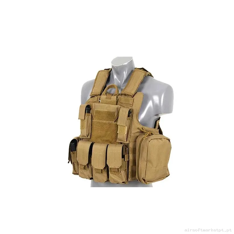 Chaleco Ciras - Tan — Coletes & Rigs — Airsoft Market PT (foto 2)