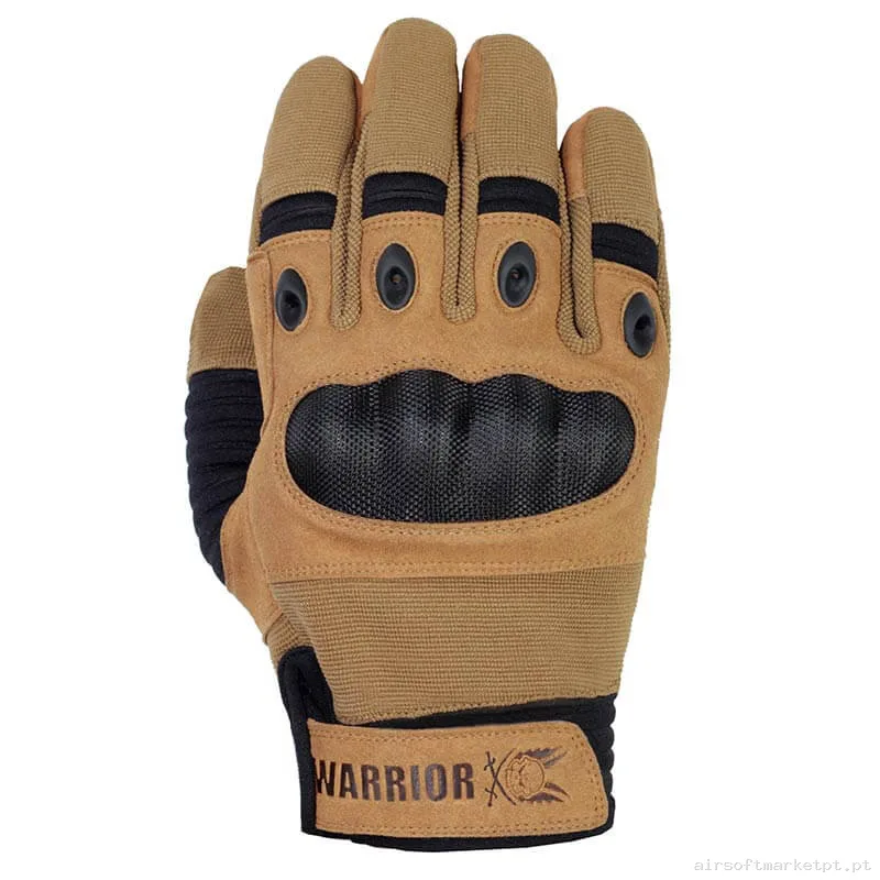 Luvas Warrior Assault Omega Hard Knuckle coyote — Gear Táctico — Airsoft Market PT