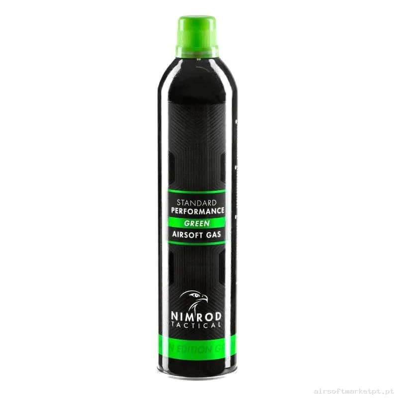 Gás Nimrod Standard Performance Green Gas 10kg 500ml — Gás & CO2 — Airsoft Market PT