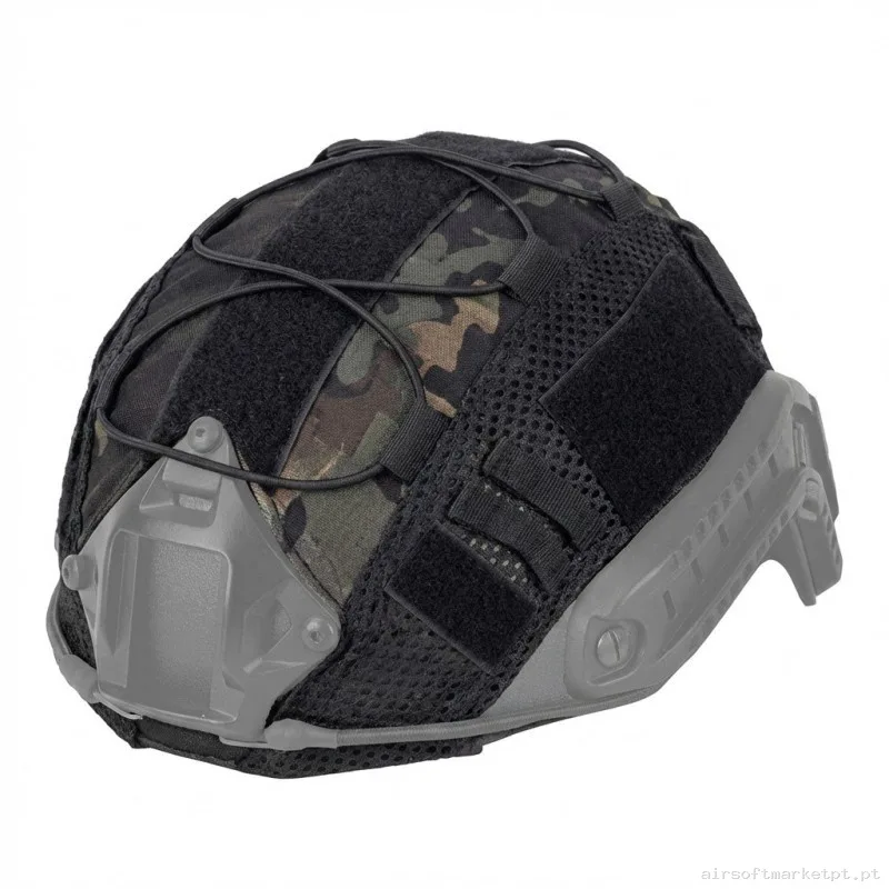 Cubrecasco fast velcro multicam black — Capacetes — Airsoft Market PT
