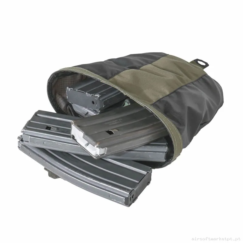 Pouch Bolsa Descarga Enrollable Warrior Assault Laser Cut Compact Dump Pouch Verde Ranger — Coletes & Rigs — Airsoft Market PT
