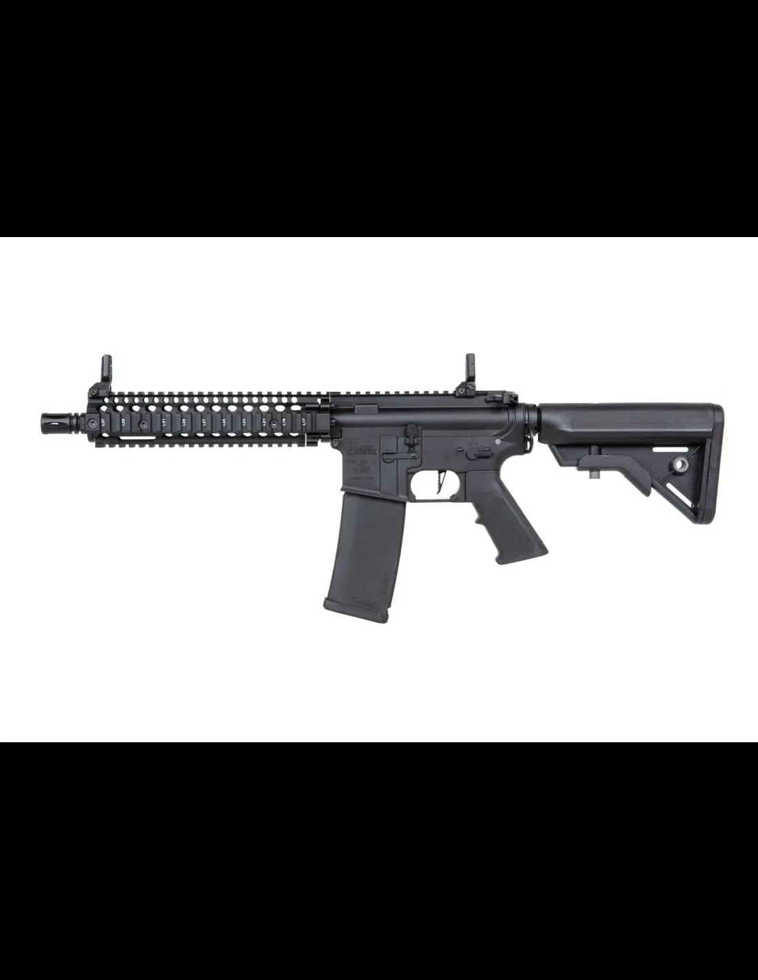 SPECNA ARMS DANIEL DEFENSE MK18 SA-E19 EDGE HAL ETU RIFLE - BLACK — Rifles de Assalto (AR/M4/AK) — Airsoft Market PT (foto 2)