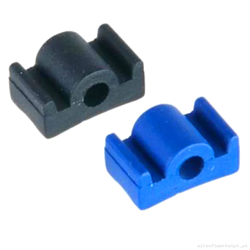 Interno Nub AEG Flat Prometheus Soft & Hard para Tokyo Marui AEG preto/Azul — Peças Internas (AEG) — Airsoft Market PT