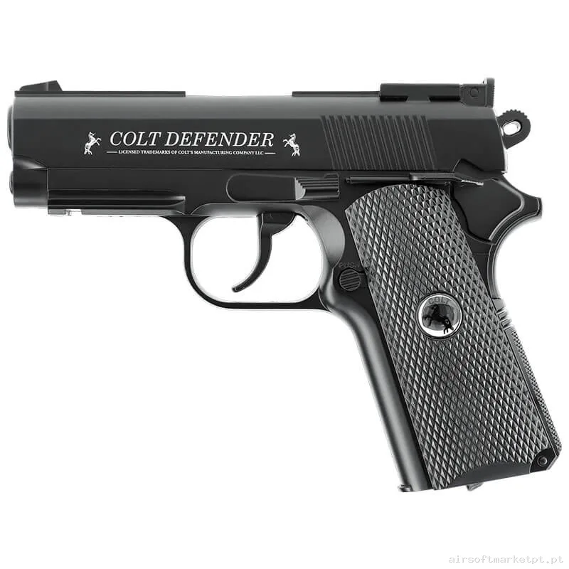 Airgun CO2 4.5mm Pistola Umarex Colt Defender negra — Pistolas — Airsoft Market PT