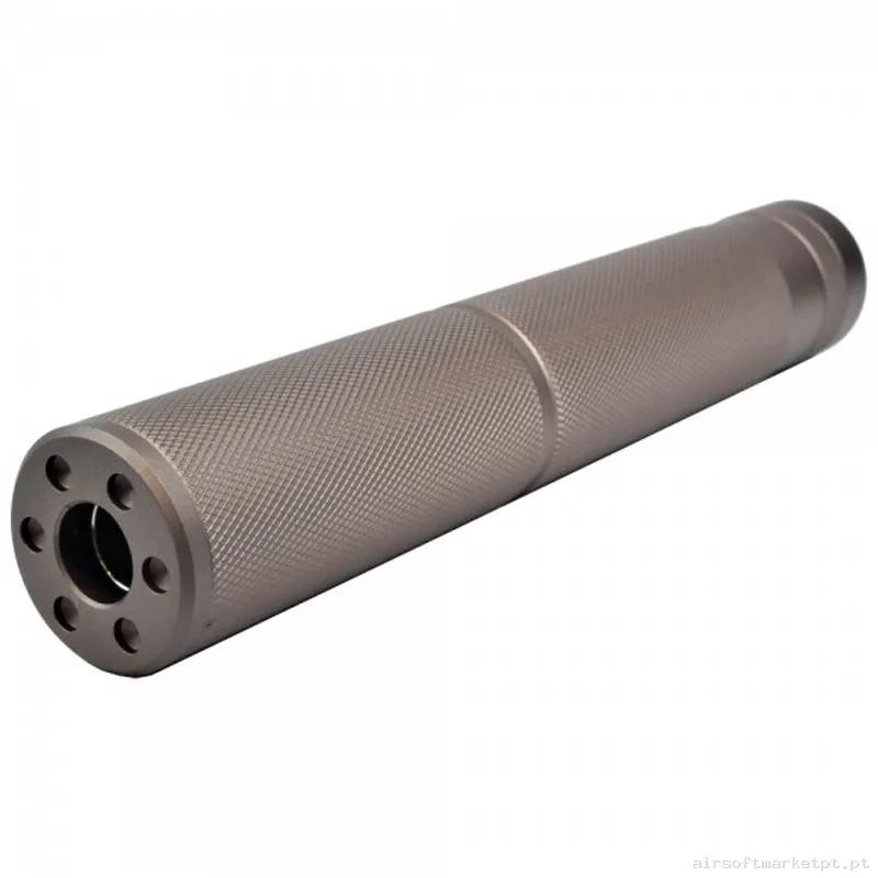 Externo Supressor Longo Big Dragon Knurling Bd0451 Bronze — Acessórios & Componentes — Airsoft Market PT