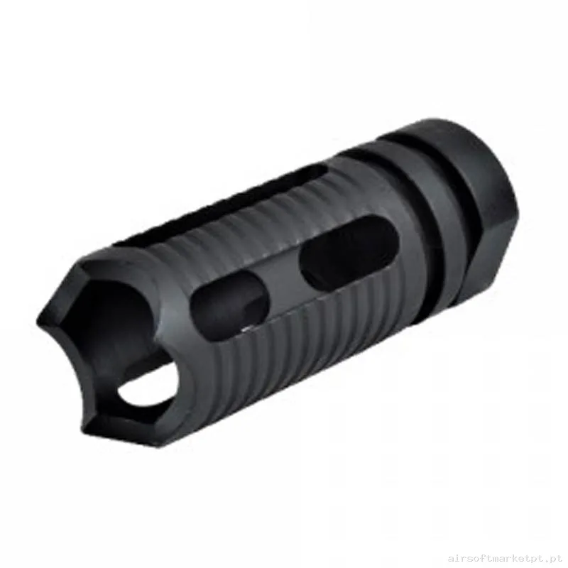 Externo Quebra-chamas Big Dragon Flash Hider Bd0015 negra — Acessórios & Componentes — Airsoft Market PT