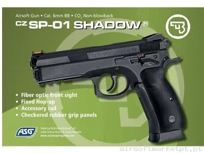 CZ SP-01 Shadow ASG — Pistolas — Airsoft Market PT (foto 3)