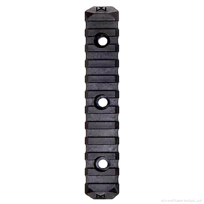 Externo Rail M-Lok PTS 11 Slot negro — Acessórios & Componentes — Airsoft Market PT