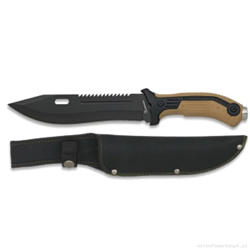 CUCHILLO ALBAINOX SIERRA MANGO TAN — Ferramentas — Airsoft Market PT