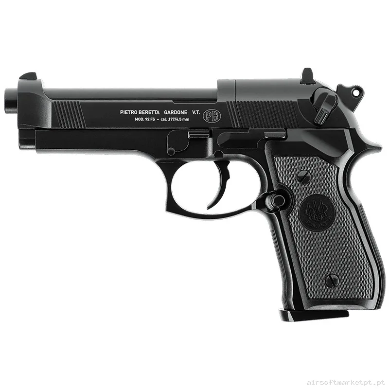Airgun CO2 4.5mm Pistola Umarex Beretta M92 Fs negra — Pistolas — Airsoft Market PT