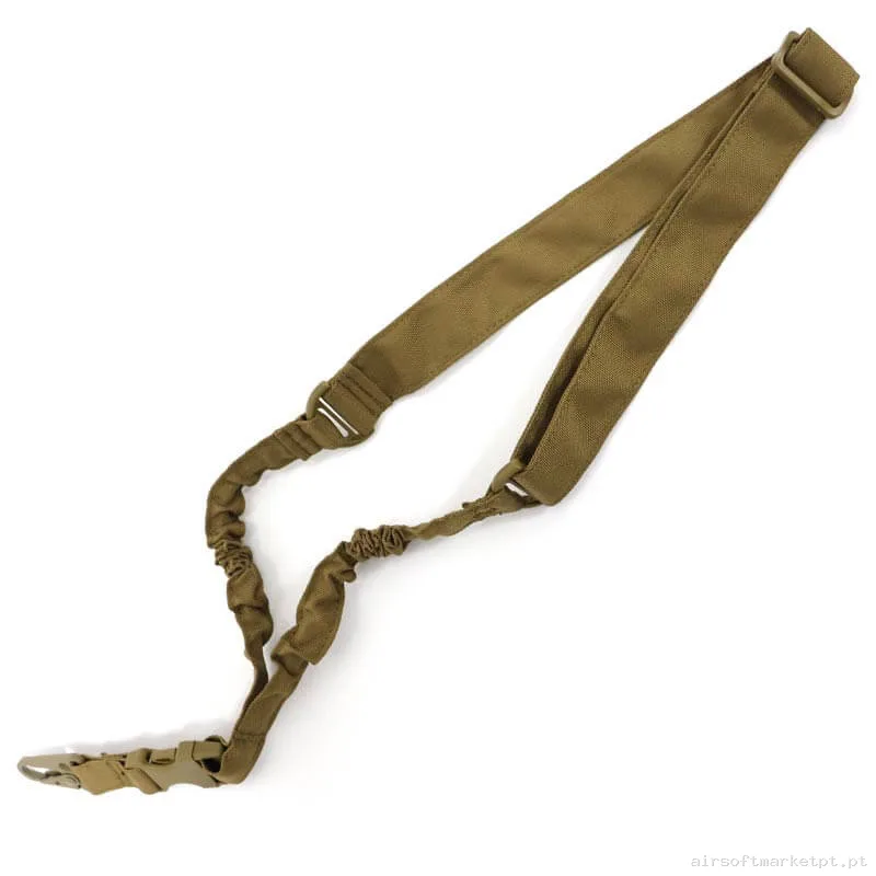 Correia Tática 1 Ponto Extração Rápida Delta Tactics tan — Gear Táctico — Airsoft Market PT