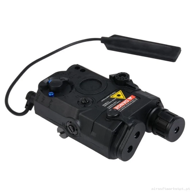 AN/PEQ LASER ROJO Y LINTERNA 175 LUMENS ELEMENT — Lanternas & Lasers — Airsoft Market PT