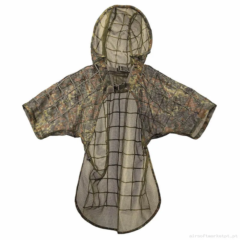Capa de Sniper Ghillie Mil-Tec Estilo Flecktarn — Vestuário (Fardas) — Airsoft Market PT