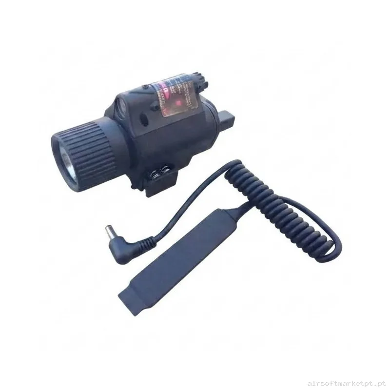 Linterna Led M6 Con Láser Rojo — Lanternas & Lasers — Airsoft Market PT