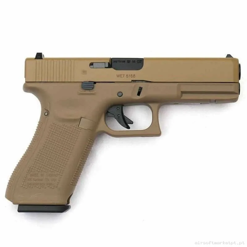 Pistola Glock 17 WE GEN5 GAS Tan — Pistolas — Airsoft Market PT (foto 2)