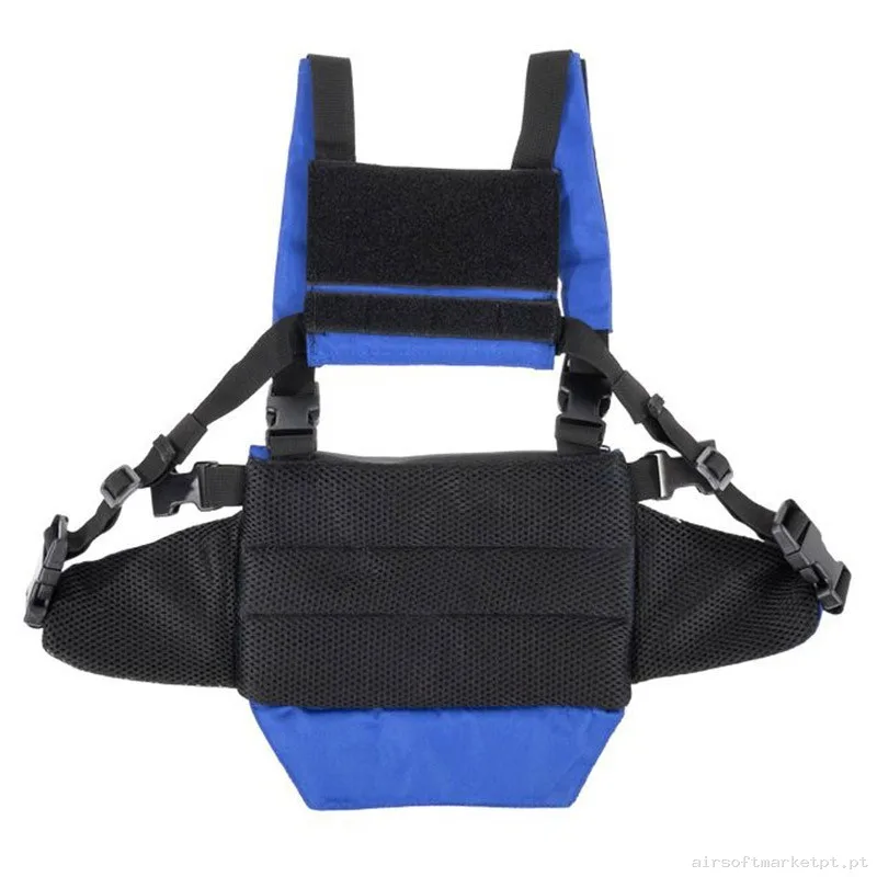 Chaleco Chest Rig Delta Tactics Speedsoft V1 Azul — Coletes & Rigs — Airsoft Market PT (foto 3)