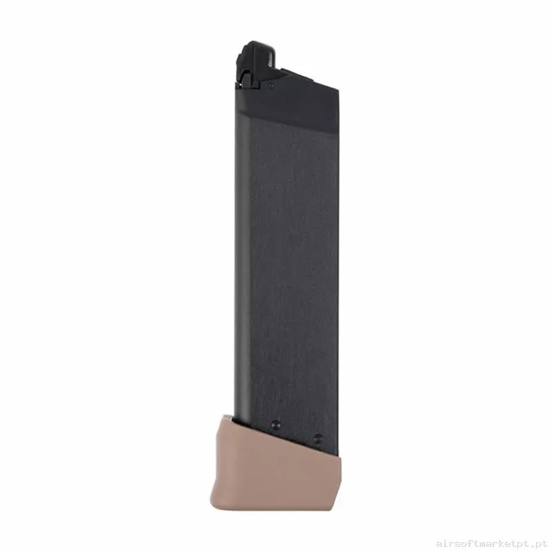 Magazine Pistola Gas Glock Secutor Gladius Magna 23 Bbs tan — Carregadores / Magazines — Airsoft Market PT