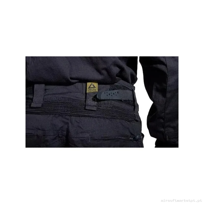 DELTA TACTICS UNIFORME DE COMBATE NEGRO - M — Vestuário (Fardas) — Airsoft Market PT (foto 2)