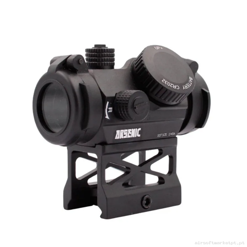 Visor Red Dot T1 Arsenic Argon AS01N negro — Miras & Ópticas — Airsoft Market PT