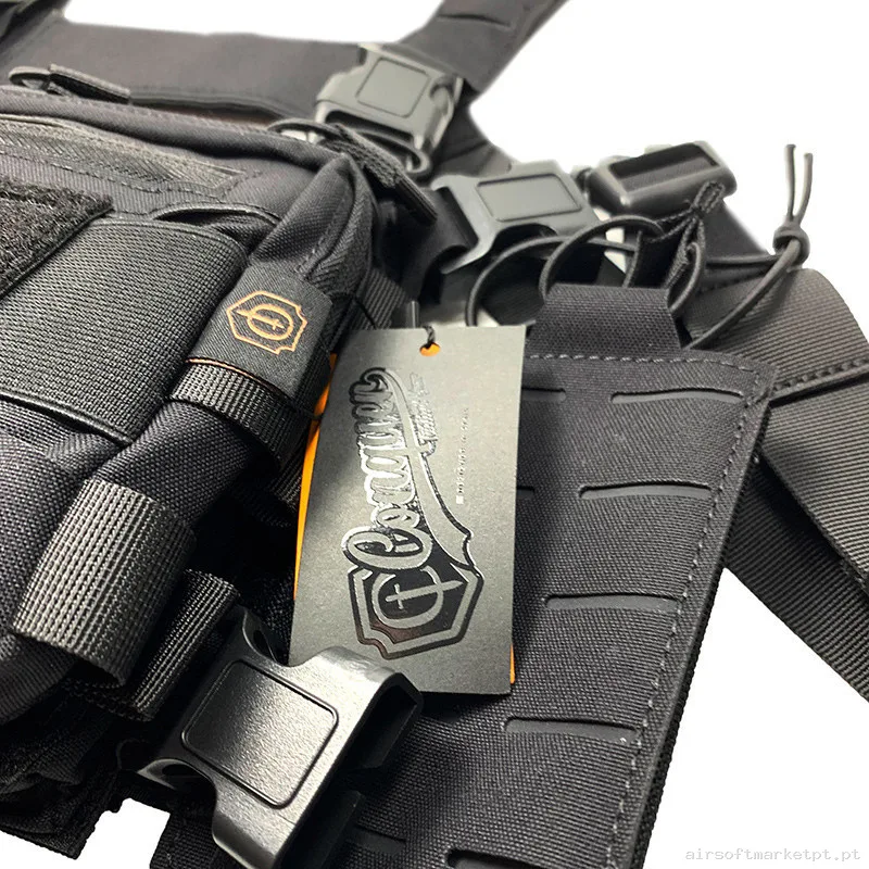 Chaleco Chest Rig Conquer Titan negro — Coletes & Rigs — Airsoft Market PT (foto 3)
