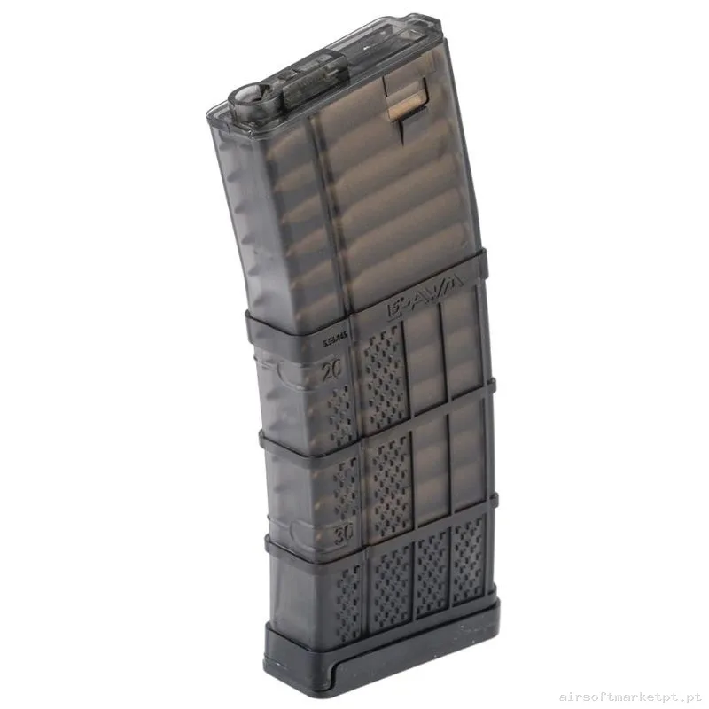 Magazine Réplica Midcap M4 Cyma Lancer L5awm Polímero 190 Bbs preto (5.56x45) — Carregadores / Magazines — Airsoft Market PT