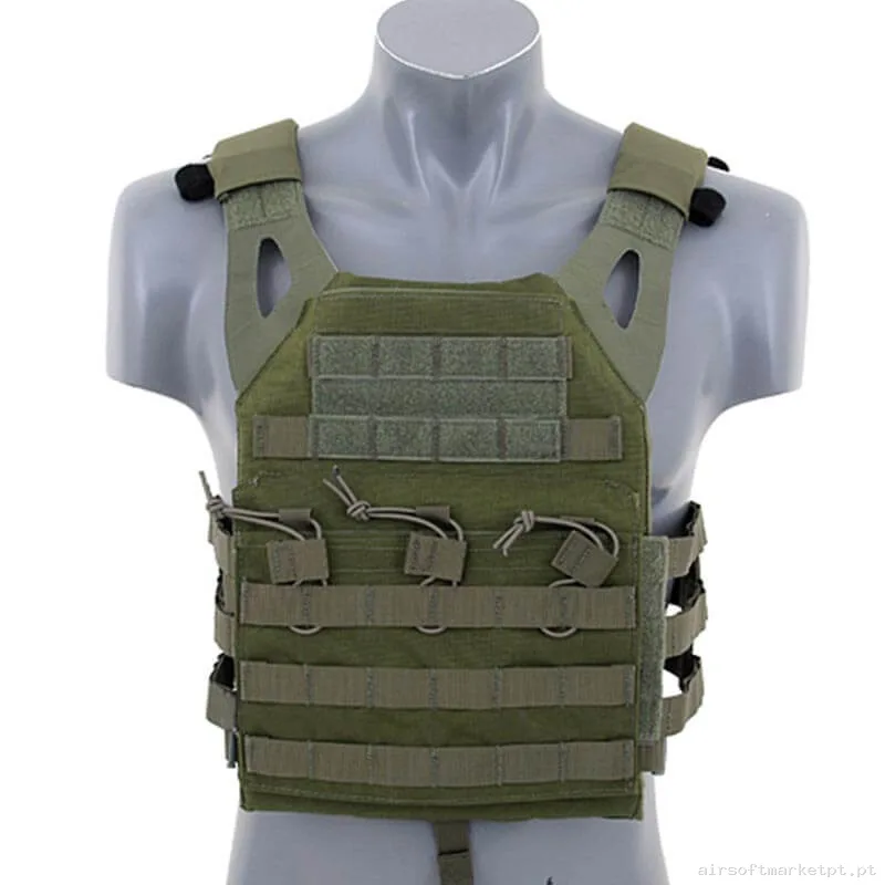 Colete Jpc Porta Placas Emerson verde — Coletes & Rigs — Airsoft Market PT