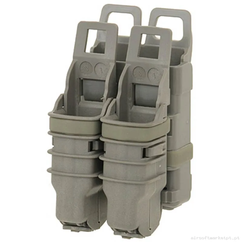 Pouch Magazine Pouch Fastmag Doble Pistola + 1x M4 Wosport verde od — Coletes & Rigs — Airsoft Market PT