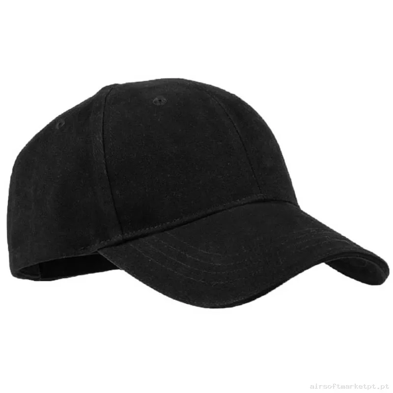 Boné de Beisebol Mil-Tec Sandwich preto — Proteção Ocular & Facial — Airsoft Market PT