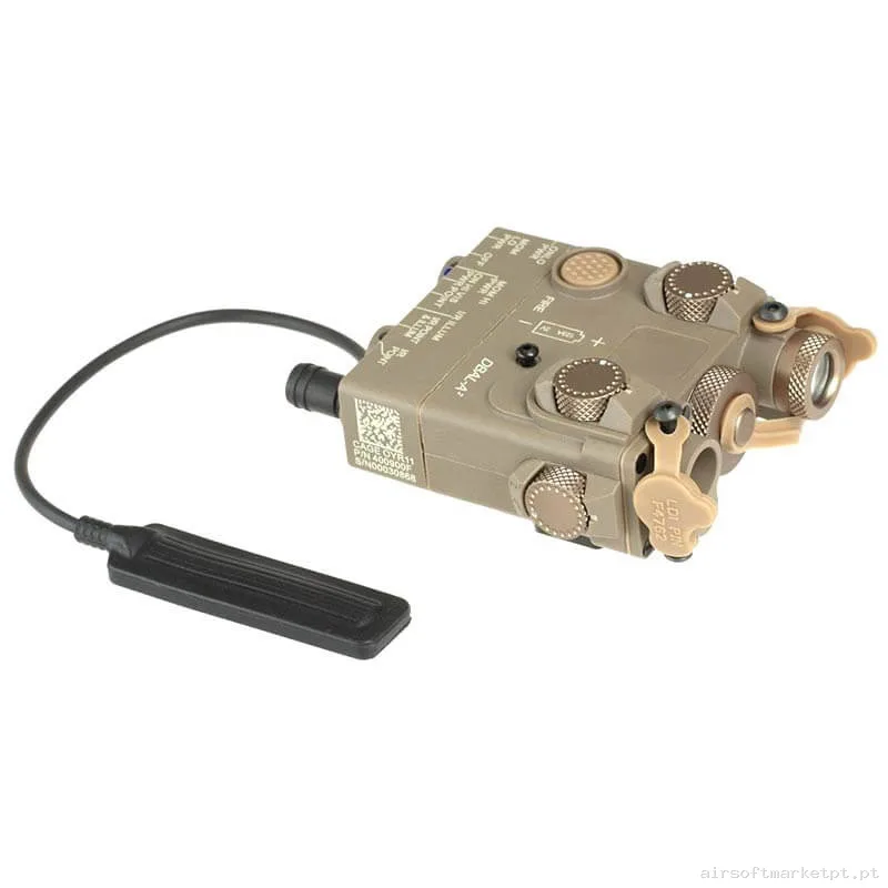 Externo An/Peq Dbal Wadsn Iluminador Laser Dark Earth — Acessórios & Componentes — Airsoft Market PT