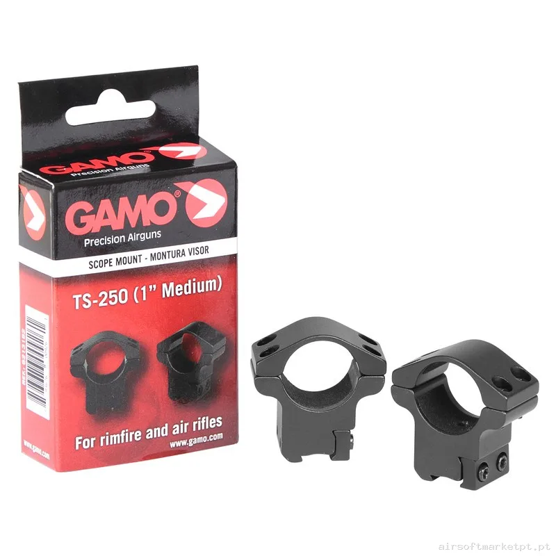Externo Anilhas Meias 25mm Gamo Trilho 11mm 2u — Acessórios & Componentes — Airsoft Market PT