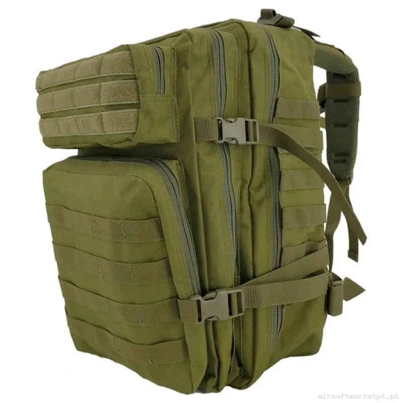 Mochila Tática MOLLE Sixmm 45l verde od — Sacos & Mochilas — Airsoft Market PT