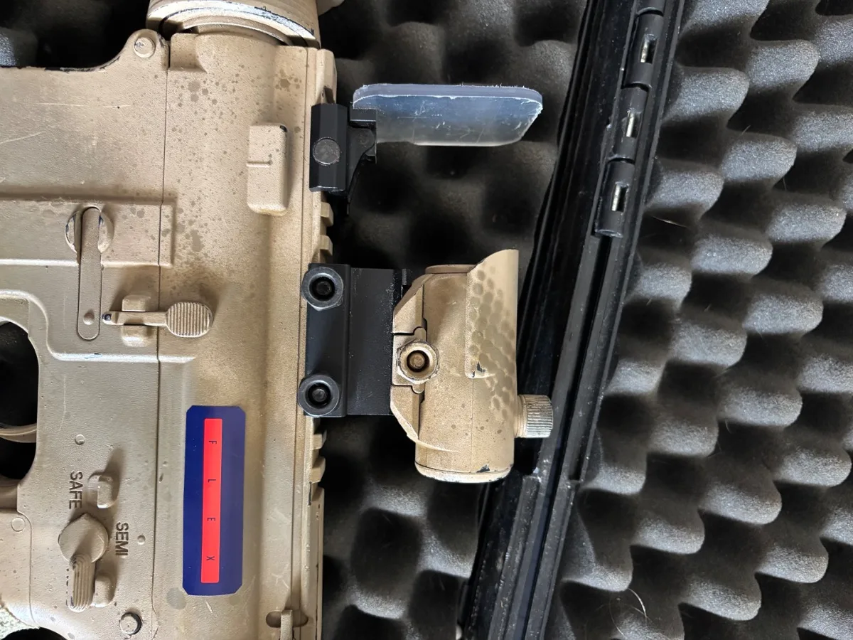 M4A1 ICS Airsoft (Split Gearbox) + Mira Red/Green Dot + Coronha Evolution - foto 6