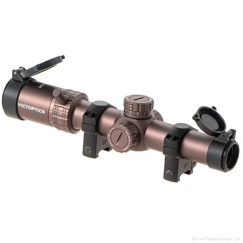 Mira telescópica 1-6X24 Victoptics S6 Lpvo Dark Earth — Miras & Ópticas — Airsoft Market PT