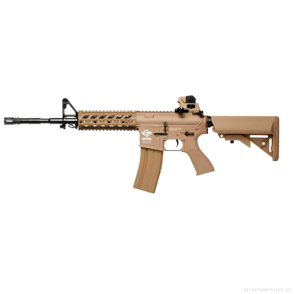 Réplica airsoft AEG M4 G&G Cm16 Raider L tan — Rifles de Assalto (AR/M4/AK) — Airsoft Market PT