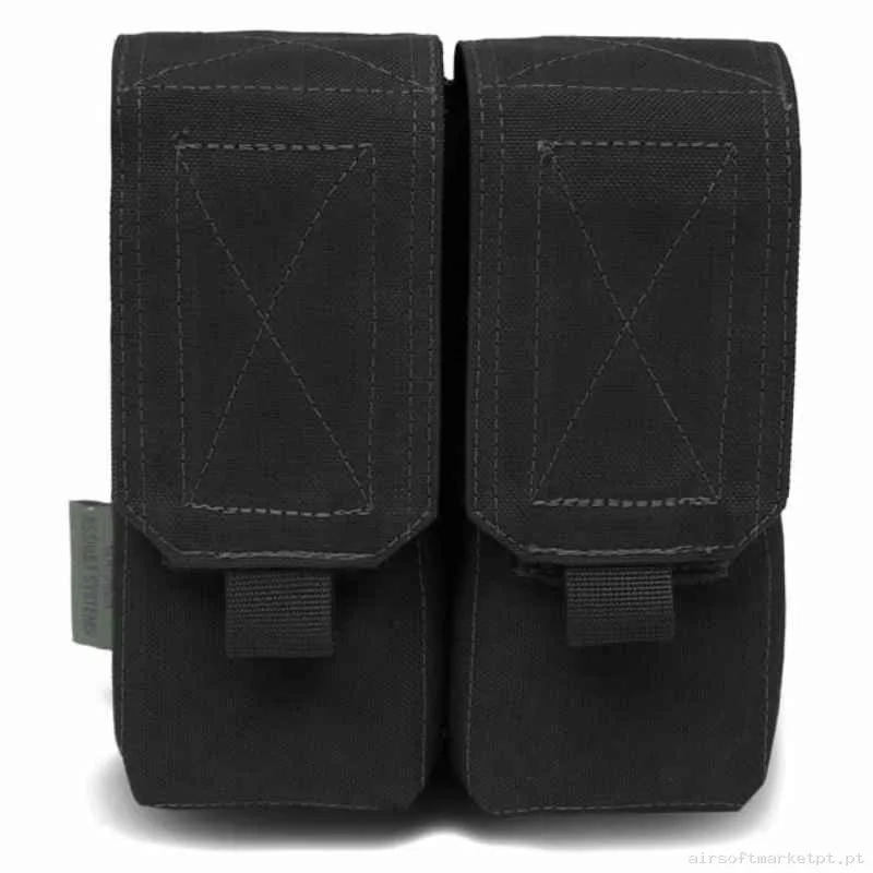 Pouch Magazine Pouch Doble M4 Warrior Assault de Doble Capacidade 5.56 preto — Coletes & Rigs — Airsoft Market PT