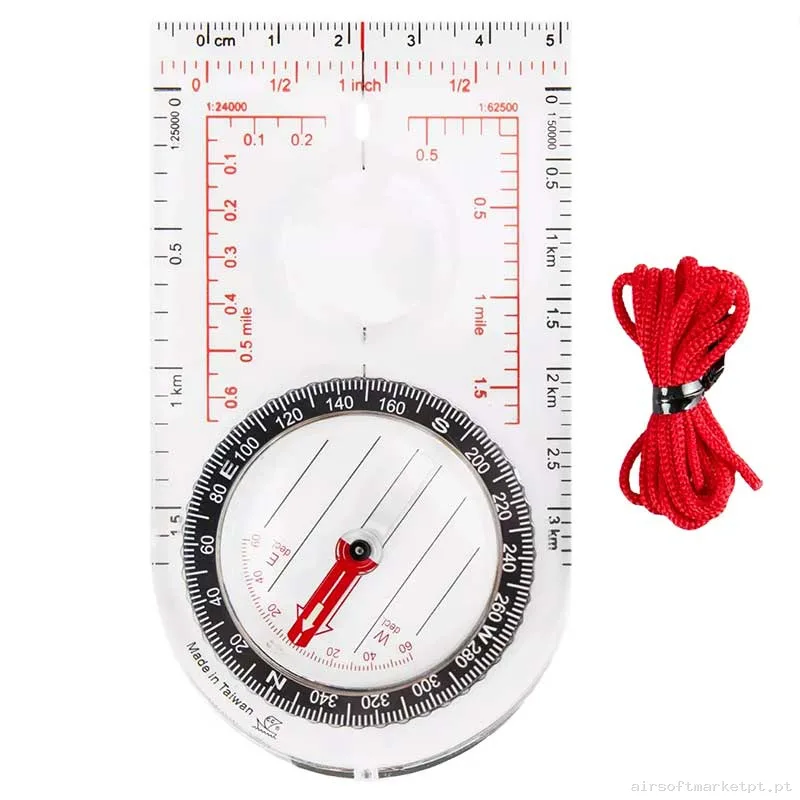 Bússola Helikon-Tex Scout Compass Mk2 Transparente — Miras & Ópticas — Airsoft Market PT