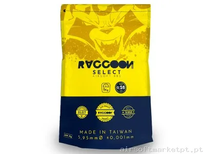 Bbs Muniçao 0,28 BIO Select Raccoon — Munição (BBs) — Airsoft Market PT