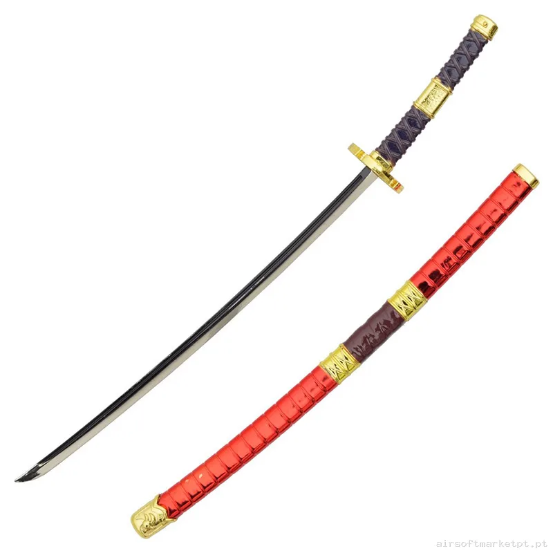 Katana Ornamental Mini Estilo One Piece Zskey9 (Com Suporte) — Ferramentas — Airsoft Market PT