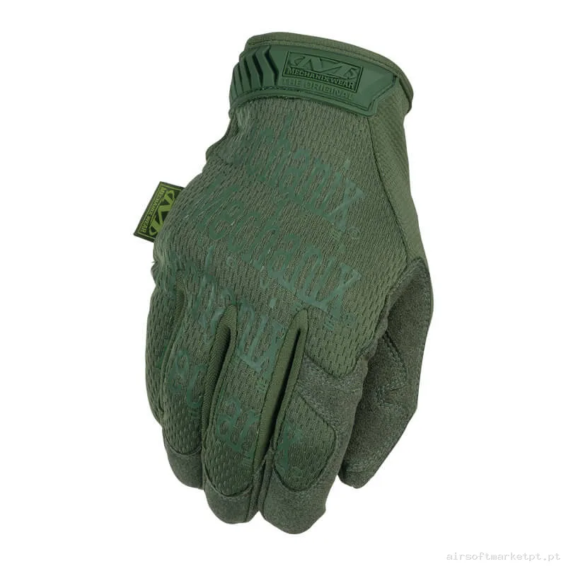 Luvas Mechanix the Original verde od — Gear Táctico — Airsoft Market PT
