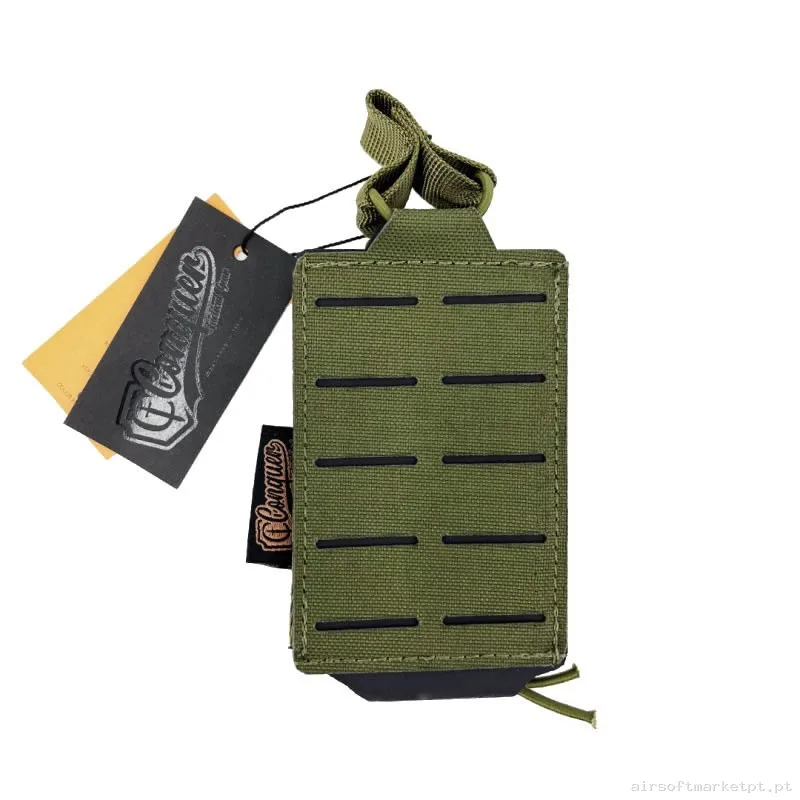 Pouch M4 Portacargador Conquer Corte Láser OD — Coletes & Rigs — Airsoft Market PT