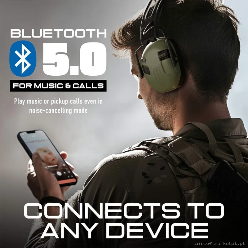 CASCOS EARMOR M300T-CB CON BLUETOOTH COYOTE — Rádios & Comunicação — Airsoft Market PT (foto 4)
